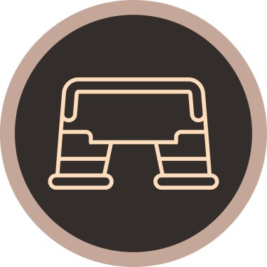 Modern b 'nin vektör illüstrasyonu eksik simgesi