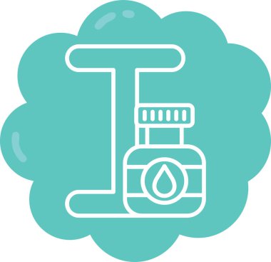 Yağ. Web simgesi basit illüstrasyon