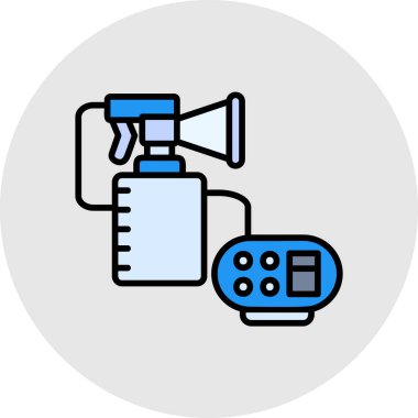 Sprey kutu simgesi, vektör illüstrasyonu