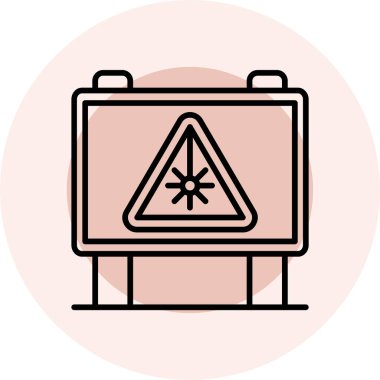 uyarı simgesi vektör illüstrasyonu