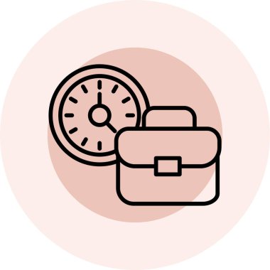 zaman simge vektör çizim