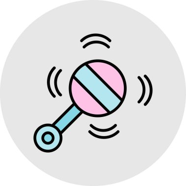 Modern bir simgenin vektör illüstrasyonu