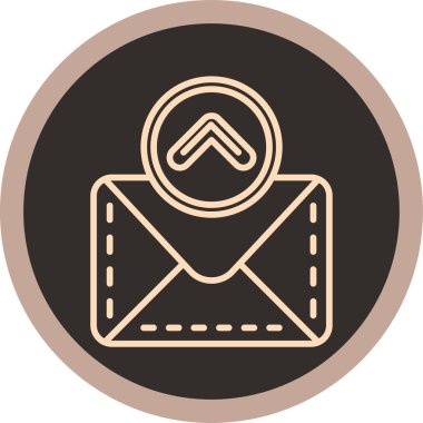 Posta simgesinin vektör illüstrasyonu