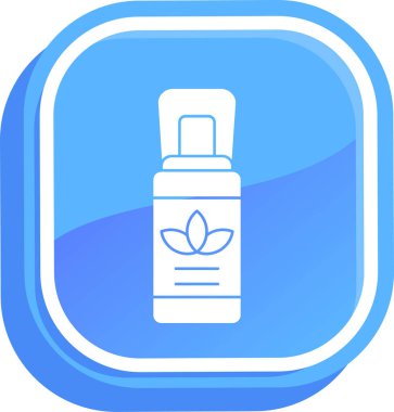 Şişe. Web simgesi basit illüstrasyon