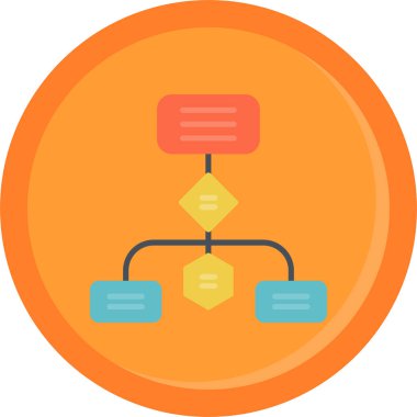 Grafik & raporu için İş Yönetimi Düz simgesi