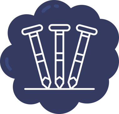 Modern simgenin vektör illüstrasyonu