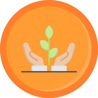 Bir ağaç simgesinin vektör illüstrasyonu