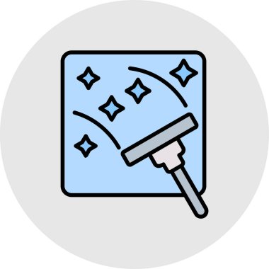 Çizgi film simgesinin vektör çizimi