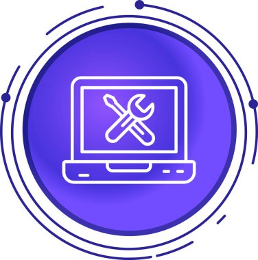 seo modern simgesinin vektör illüstrasyonu