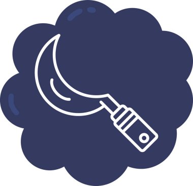 Kürekli bir çiftliğin vektör çizimi