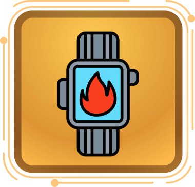 Akıllı izle kutsal kişilerin resmi, vektör çizim