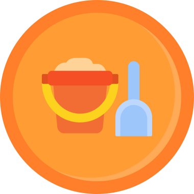 yiyecek içecek ikonu düz stil