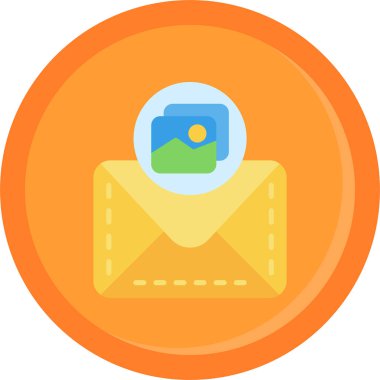 Zarf posta vektör simgesi