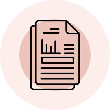 gazete simgesi vektör illüstrasyonu