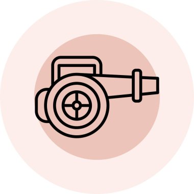 Araba tekerleği. Basit resimleme