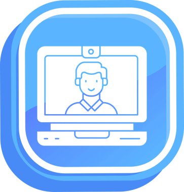 dizüstü bilgisayar simgesi, vektör illüstrasyonu