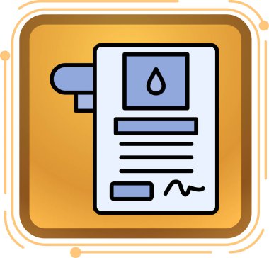 yağ damla vektör simgesi