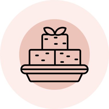 kutu simgesi vektör illüstrasyonu