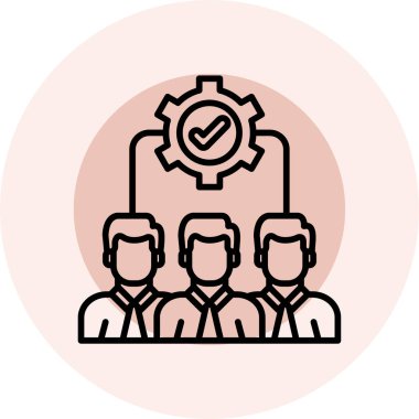 İş adamları. Basit simge