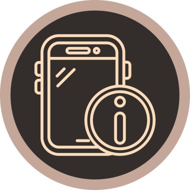 Telefon ikonu. Web ve mobil aygıtlar için trend düz vektör simgesi.