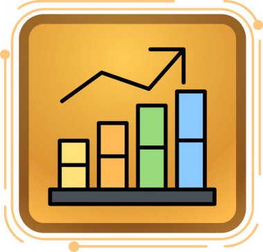 iş grafiği vektör simgesi