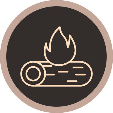 Bir gaz simgesinin vektör illüstrasyonu