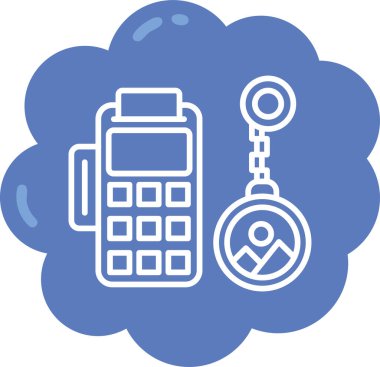 Telefon simgesinin vektör illüstrasyonu