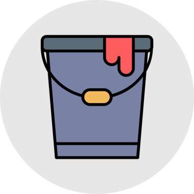 kova dolu simge tasarımı simgesi