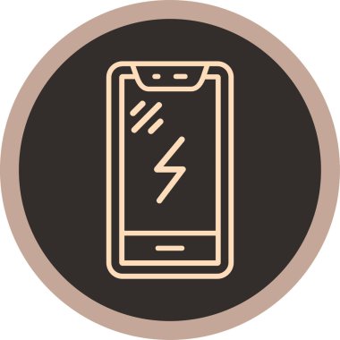 cep telefonu ikonu vektör illüstrasyonu