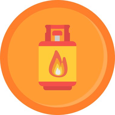 Yangın. Web simgesi basit illüstrasyon