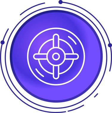 hedef simge vektör illüstrasyonu