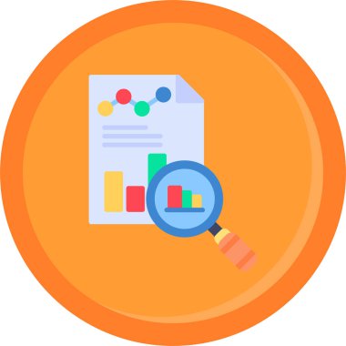 İş analizi vektör simgesi