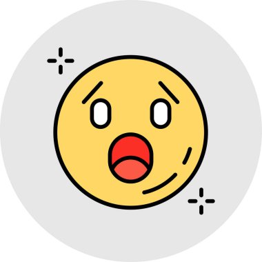 emoji. Web simgesi basit illüstrasyon