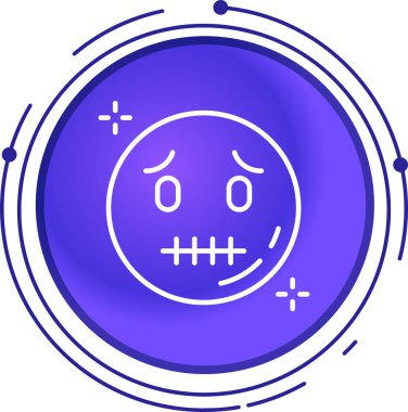 vektör emoji simgesi çizimi