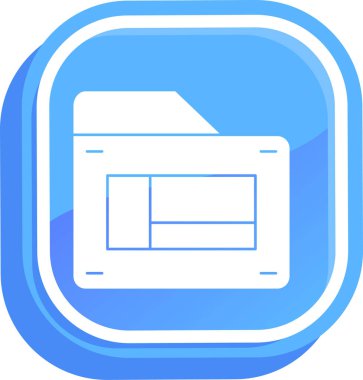 Dosya. Web simgesi basit illüstrasyon