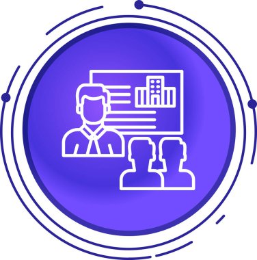 veri merkezi simgesi vektör illüstrasyonu