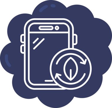 Cep telefonu. Basit resimleme