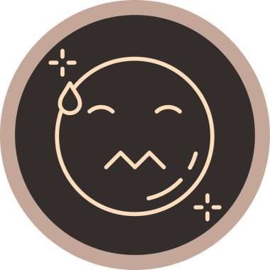 Sakallı bir adamın vektör simgesi