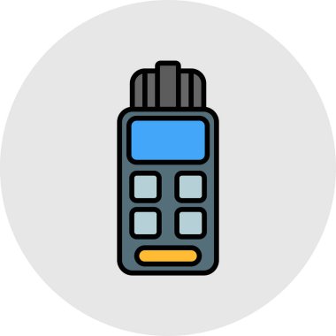 Walkie talkie simgesinin vektör çizimi