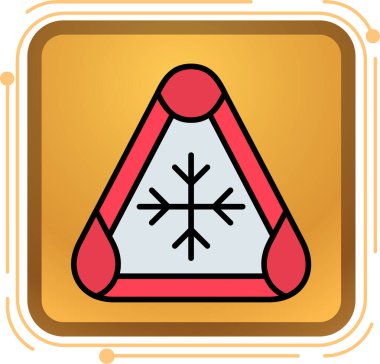 Bir pusula simgesinin vektör illüstrasyonu