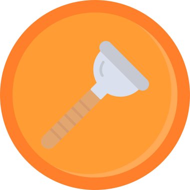 Çekiç. Web simgesi basit illüstrasyon