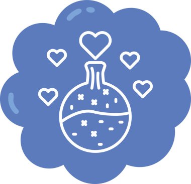 Kalp. Web simgesi basit tasarım