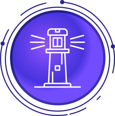 bir fener vektör çizim