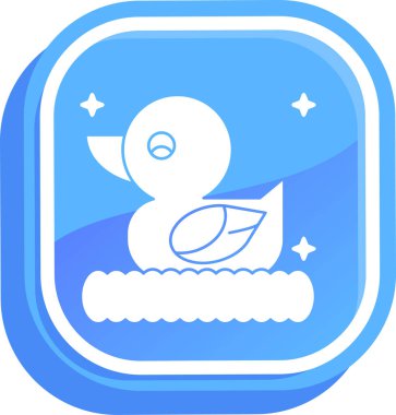 Balık yemi simgesi, basit stil