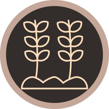 bitki vektör çizgisi simgesi