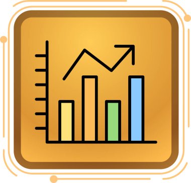 grafik simgesi, basit vektör illüstrasyonu