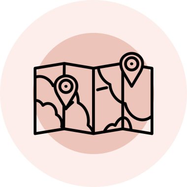 Vektör illüstrasyonu, simge ögesi arkaplanı