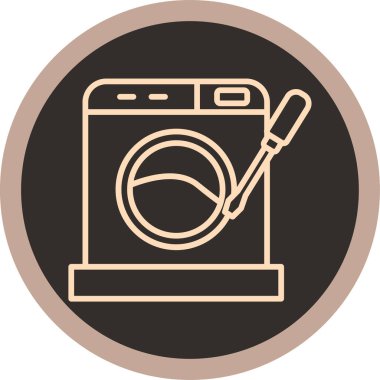 Modern simgenin vektör illüstrasyonu, simge