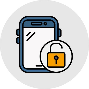 Akıllı telefon. Web simgesi basit illüstrasyon