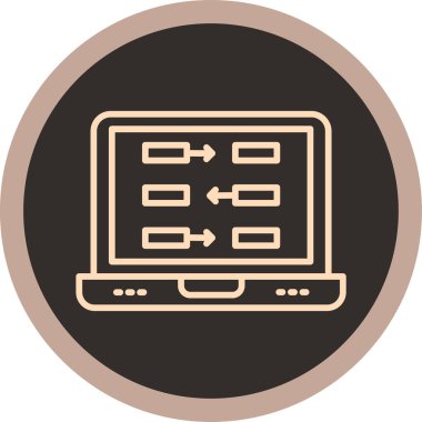 seo modern simgesinin vektör illüstrasyonu